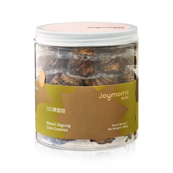 Joymom's corn cookies tin