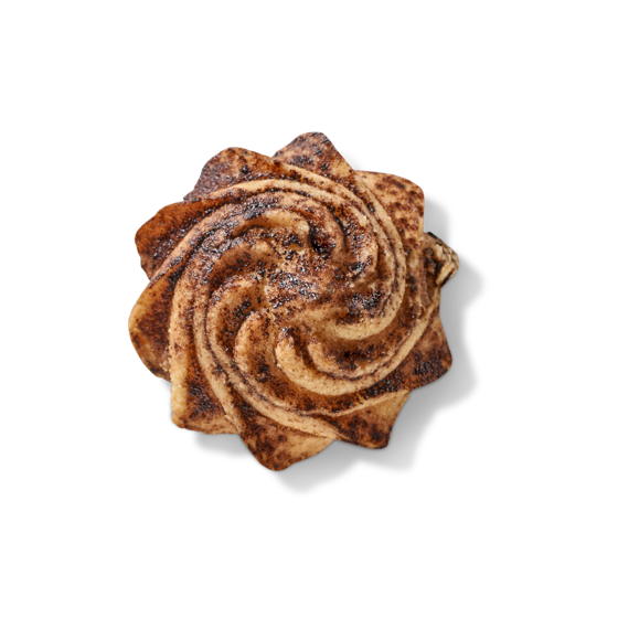Joymom's cocoa swirl flower cookie