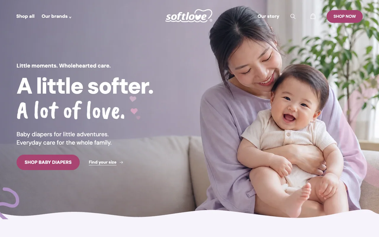 SoftLove Family Care 网站